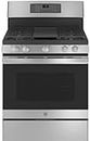 GE JGB735SPSS 30 Inch Freestanding Gas Convection Range with 5 Sealed Burner