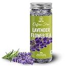 BLUE TEA - Pure Organic Lavender Flower Tea 30g- 30 cups | ORGANIC FARMS OF KASHMIR | Sun Dried Flowers | Flavored Syrups, Cocktails, Organic Soap Making & Infusion