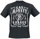 Gas Monkey Garage Herren GMG BSB Classic Logo T-Shirt, Schwarz, M