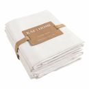 Toallas de cocina para saco de harina para el hogar KAF, blancas, juego de 4, 100% algodón