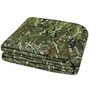 GHILEO Blind Material, Camo Netting Burlap Cover for Sunshade, Hunting Ground Blinds, Tree Stands, Duck Blinds