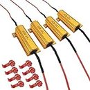 iBrightstar 50W 6ohm Load Resistors - Fix Blink Error Code - 4PCS (Yellow)