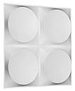 Ekena Millwork WP20X20ADWH 19 5/8"W x 19 5/8"H Adonis EnduraWall Decorative 3D Wall Panel Covers 2.67 Sq. Ft.