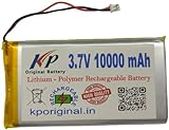 KP Original 3.7v 10000mAh Rechargeable Battery for DVD, Tablet, MP3 Player, 10000 mah (Pack of 1)