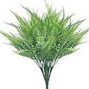 Artificial Plants, 8pcs Water Grass Persian Simulation Green Wall Decoration, Greenery Bushes Home Garden Wedding Party Decoration