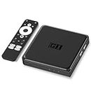 Android 11.0 TV Box for Google/Netflix - G1 TV Box 4G LPDDR4& 32G eMMC,Streaming Devices for TV Compatible with Google Assistant,Chromecast,4K HDR10+,Dolby Vision,AV1,Dolby Digital & DD+,WI-FI 6