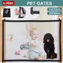 Dog Pet Mesh Magic Gate Pets Barrier Baby Kid Safety Fence Portable Indoor Guard