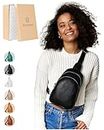 Vantamo Umhängetaschen für Damen: RFID-Blockierung, veganes Leder, Umhängetasche mit Anti-Taschendiebstahl-Clip