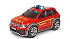 Dickie - Volkswagen Tiguan - 25cm - Voiture de Pompiers - Effets Sonores et Lumineux - Dès 3 Ans - 203714016002