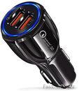 Fast Car Charger 3.1A USB Quick Charger 2 Port Qualcomm QC3.0 Lighter Socket AU