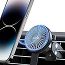 Amazon Brand - Eono Magnetic Phone Holder for Car With Strong N52 Magnets Compatible with iPhone 12/13/14 Pro Max, Samsung ect.