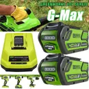 40V 6.0Ah For Greenworks G-MAX Lithium Battery 29472 29462 29252 20202or Charger