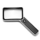 Magnifying Glasses with Light and Stand for Reading, Handheld Magnifier 30X with 6 LED Magnifying Glass for Visually Impaired/8506