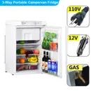 SMAD 3-Way Propane Gas Refrigerator with Top Freezer Truck 3.5 Cu Ft Off-grid RV