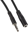 StarTech.com 2m 3.5mm 4 Position TRRS Headset Extension Cable - M/F - audio Extension Cable for iPhone (MUHSMF2M)