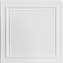 A La Maison Ceilings R24 Line Art Foam Glue-up Ceiling Tile (21.6 sq. ft./Case), Pack of 8, White Heron