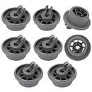 Yorgewd 8-Pack Dishwasher Lower Rack Wheel Replacement 165314 Fit for Bosch Kenmore & Neff Siemens Dishwashers