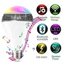 WiFi Musik Lautsprecher E27 LED Glühbirne Smart Wireless Bluetooth Timer Lampe Lampen App Steuerung