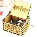 Zesta Kid Wooden Brown Harry Potter Music Box/Vintage Hand Crank Musical Gifts For Men Birthday Special/Birthday Gift For Girls/Wooden Musical Box Gift For Wife
