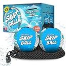 Ultimate Skip Ball - Summer Toys for Kids Outside Travel Beach Toys for Kids 8-10 Yr Old Ages 7 9 11 12 Teen Birthday Gifts Adult Pool Toys for Adults and Family Swimming Pool Diving Toys Water Balls
