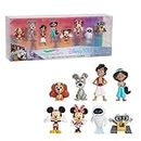 Disney100 Just Play - Set di 8 statuine da collezione Years of Love Celebration, edizione limitata, con licenza ufficiale, giocattoli per bambini dai 3 anni in su