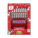Brach's Bobs Red & White Mint Canes, Christmas Candy, Stocking Stuffers for Kids, Holiday Classic, 5.3 Oz, 12 Count (Pack of 1)