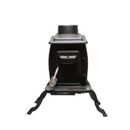 United States Stove Company US Stove Company Rustic 900 Square Foot Clean Burning Cast Iron Log Wood Stove in Black/Brown | Wayfair US1269E