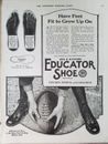 1920 Vintage EDUCATOR SHOE Men Women Children FOOTBALL Original Ad