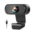 1080P Webcam with Microphone, Otooking Web Cam USB Camera, Plug and Play Computer HD Streaming Webcam Video Camera for PC Mac Desktop Laptop YouTube Skype Twitch Video Conferencing Recording Streaming Online Classes Gaming laptop webcam