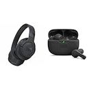 JBL Tune 760NC, Wireless Over Ear Active Noise Cancellation Headphones with Mic & Wave Beam in-Ear Earbuds Wireless (TWS) with Mic, Customized Extra Bass EQ