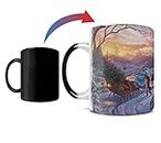 Morphing Mugs Disney – Cinderella Brings Home the Tree – Thomas Kinkade Studios - One 11 oz Color Changing Ceramic Mug – Image Revealed When HOT Liquid Is Added!