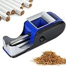 Electric Cigarette Rolling Machine Fast Speed Electric Automatic Tobacco Roller 110~240V Plug in Tobacco Cigarette Injector Rolling Device Maker Fits Tube Diameter 0.31"/8mm and Rolling Paper Blue