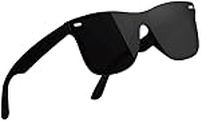 PROGUE EYEWEAR Square Black Sunglasses For Men Women 100% UV Protection glass for men Outward Adventure Driving Glasses