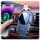 Auckly Qi 15W Car Phone Holder Wireless Charger,【270 ° Automatic Clamping】,Wireless Car Charger Air Vent Mount Compatible for S8~S23,for iPhone 12 13 14 15 Pro Max Plus Mini 11 Pro XS/XR