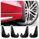4PCS Mud Flaps for Car Front & Rear Wheel,Universal Splash Guard Automotive Exterior Accessories Fits for Car SUV RV Truck,Car Essentials Mud Guards with Installation Tools