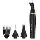 Remington Ultimate Precision Detail Trimmer with 9 Length and Style Settings and 5 Adjustable Combs to Trim Haircut, Nose and Ear Hairs