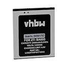 vhbw Akku kompatibel mit ZTE BA520, BA603, Blade A520, Blade A520C, Blade A520C Dual SIM Handy Smartphone Telefon (2400mAh, 3,85V, Li-Ion)