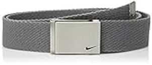 Nike Boys' Single Web Belt, Light Charcoal, One Size