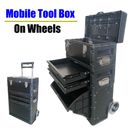 3 in 1 Mobile Tool Box Chest Drawer Combination Trolley with Telescopic Handle