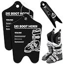 Adnee Ski Boot Horn - Shoe Horn for Ski and Snowboard Boots (4, 13 Inch)