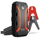 Gehopow Jump Starter Portable for 5.0L Gas/3.0L Diesel, 12V/1000A Auto Jump Box Car Battery Charger Pack, USB Quick Charge Type-C & LED Light & Compass