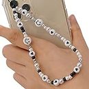 Smiley Face Perlen Telefon Charm Strap Mobile Phone Beads Lanyard, Anti-Verlorene Handy Straps Bunte Perlen Strap, Schlüsselband Halsband Universal Schlaufe zum Umhängen (9 Stil)