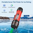 Handheld Sonar Depth Finder Ice Fish Finder Sonar Transducer Fishing Finder LCD