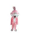 BookMyCostume Pink Bunny Cartoon Mascot Costume For Theme Birthday Party & Events | Adults | Full Size Adults