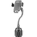 Holder Phone Mount Phone Mount Universal Adjustable Gooseneck Cup Holder Cradle Car Mount for Cell Phone, (ROAU-SJZJ)