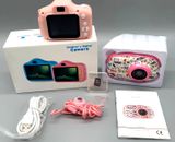 2X Stück - Children Digital Cameras Kinder-Digitalkamera - Pink Mädchen Geschenk