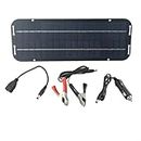 Solar Car Battery Trickle Charger,60W Portable Amorphous Solar Panel Power Backup Kit For Car Caravan Van Boat