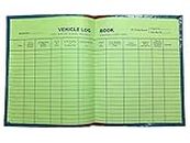 LRS Vehicle Log Book Short Size - Hard Bound - 21 x 17 cm - 40 Pages Single - 75 GSM Thick Ledger Paper (Pack of 1)
