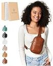 Vantamo Umhängetaschen für Damen: RFID-Blockierung, veganes Leder, Umhängetasche mit Anti-Taschendiebstahl-Clip