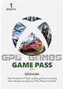 Xbox Game Studios Pass Ultimate 1 Month Membership (Gift Card Code Only) for Xbox Live [video game]